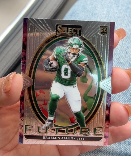 2024 Panini Select #23 Braelon Allen Rookie Future RC Jets — front