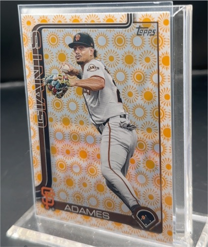 2025 Topps Series 2 #521 Willy Adames Holiday Sun — front