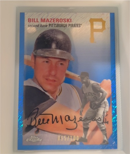 2023 Topps Chrome Platinum Anniversary #455 Bill Mazeroski — front