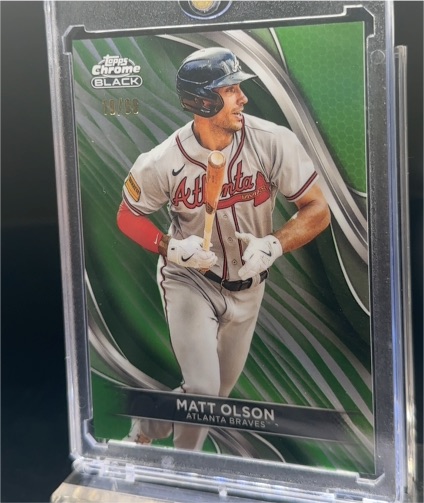 2024 Topps Chrome Black #34 Matt Olson — front