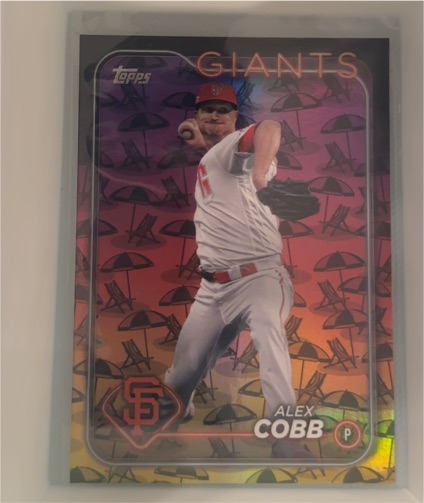 2024 Topps Series 2 #497 Alex Cobb — front