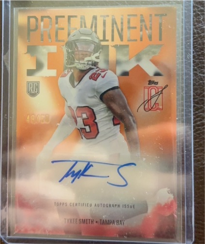 2024 Topps Signature Class Preeminent Ink #PI-TS Tykee Smith — front