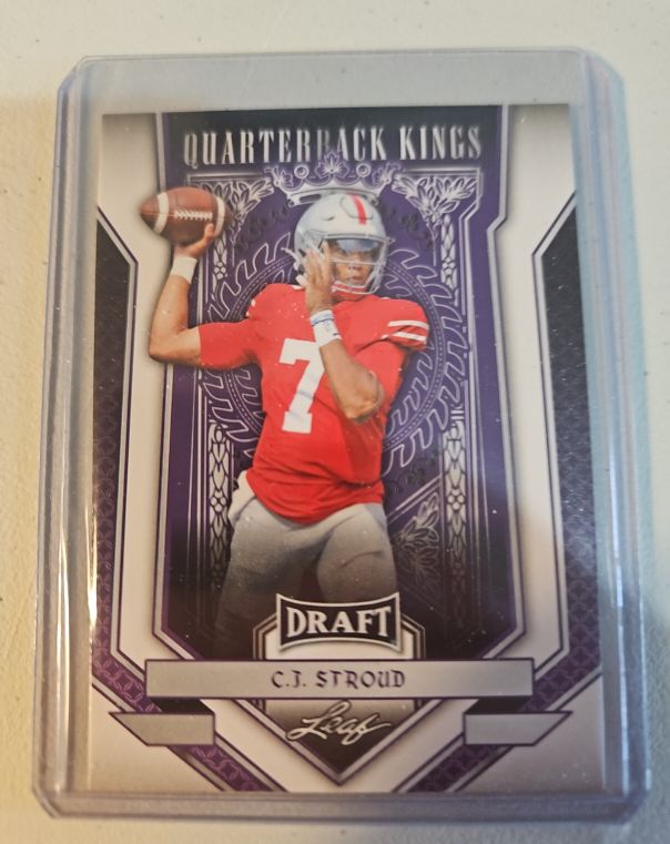 2023 Leaf Draft Quarterback Kings #90 C.J. Stroud — front