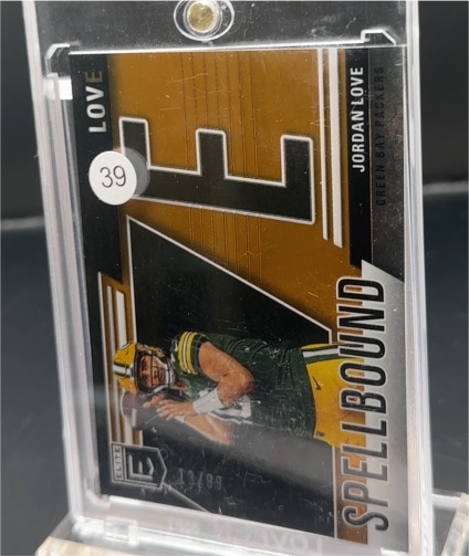 2024 Donruss Elite #30 Jordan Love Spellbound Green E — front