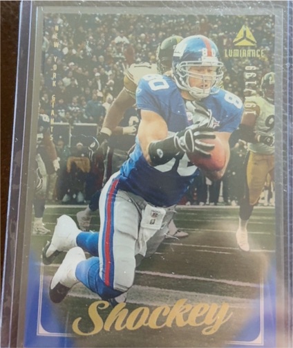 2025 Panini Luminance #/199 Jeremy Shockey — front