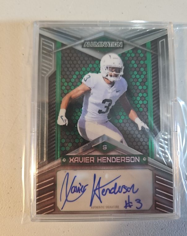 2023 Wild Card Alumination #ABA117 Xavier Henderson — front