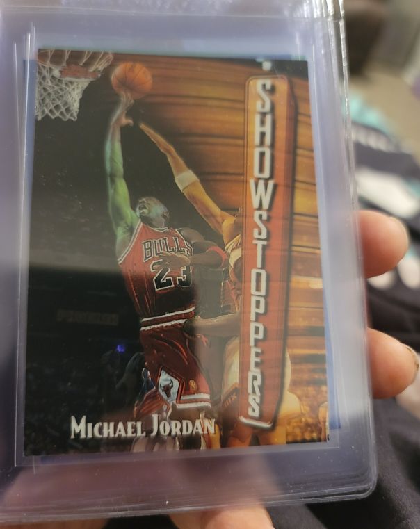 1997-98 Topps Finest #271 Michael Jordan Showstoppers — front