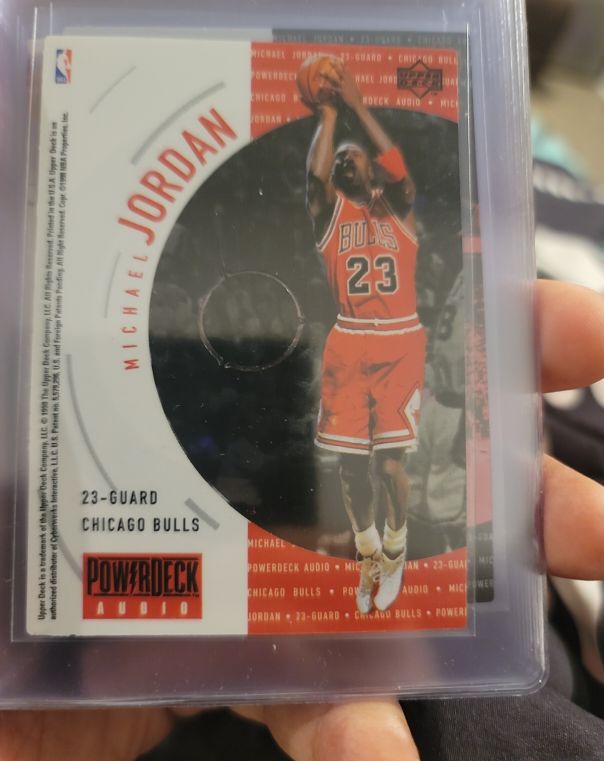 1997 Upper Deck Power Deck Audio Michael Jordan — front