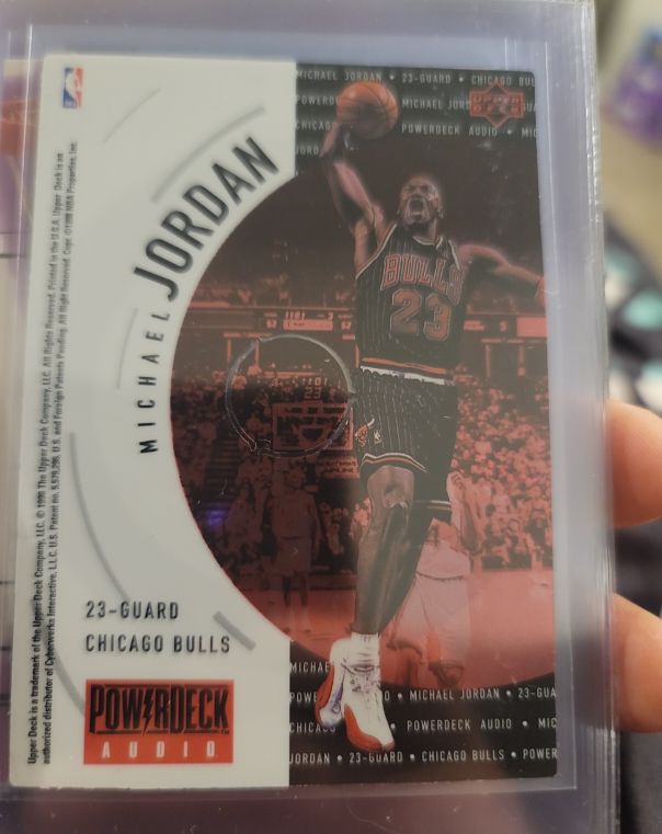 1998 Upper Deck Power Deck Audio Michael Jordan Chicago Bulls — front