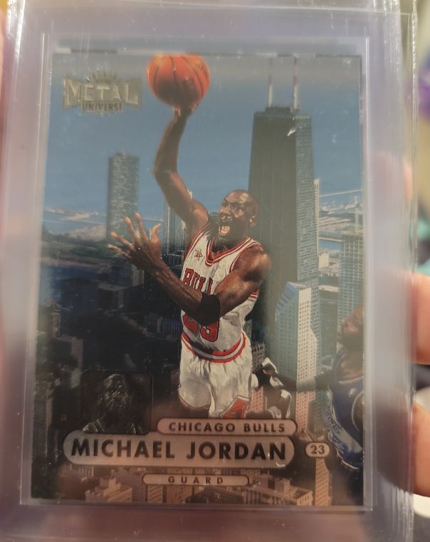 1997-98 Fleer Metal Universe #23 Michael Jordan — front
