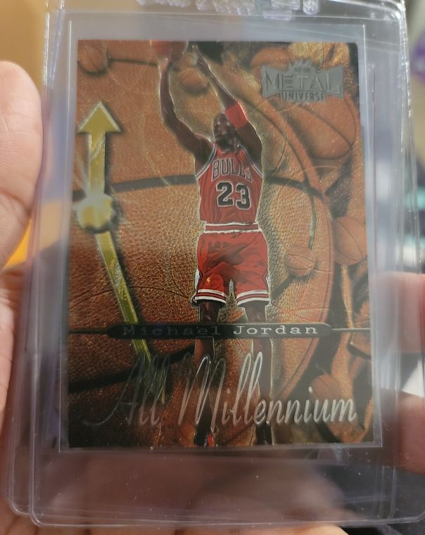 1997-98 Fleer Metal Universe All Millennium #5 Michael Jordan — front