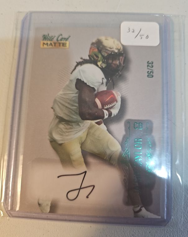 2022 Wild Card Matte #MB-5 Ja'Sir Taylor — front