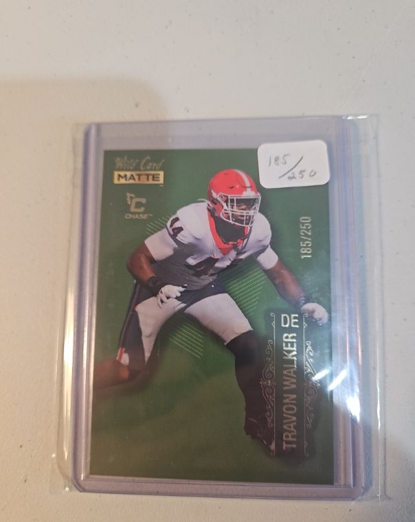 2021 Wild Card Matte #MBC-14 Travon Walker — front