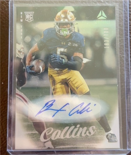 2025 Panini Luminance Beaux Collins Rookie Auto /700 — front