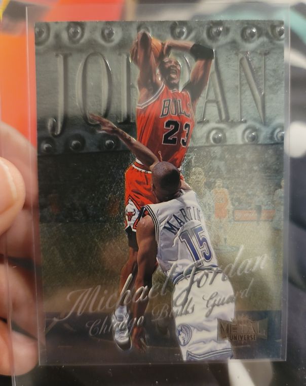 1998-99 Skybox Metal Universe #1 Michael Jordan — front