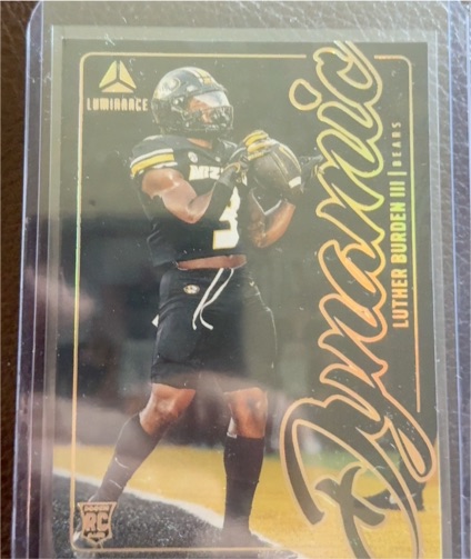 2025 Panini Luminance Dynamic #Luther Burden III — front