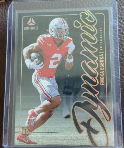 2025 Panini Luminance Dynamic #2 Emeka Egbuka — front