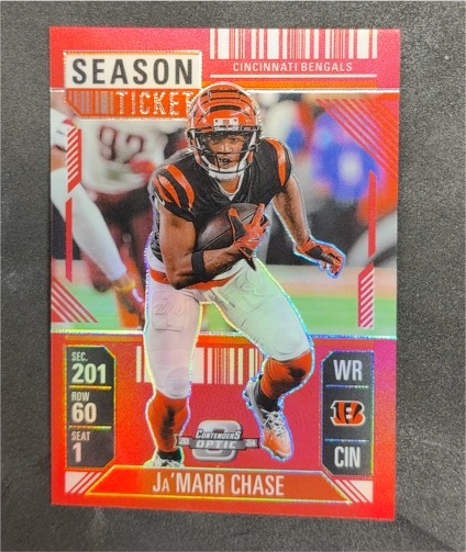 2024 Panini Contenders Optic Season Ticket #201 Ja'Marr Chase — front