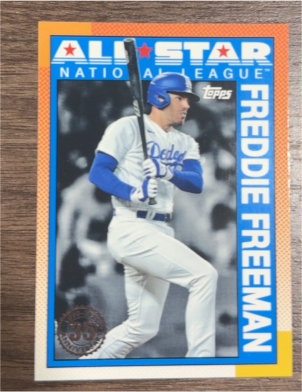 2025 Topps Series 2 1990 Topps Baseball All-Stars #90AS-21 Freddie Freeman — front