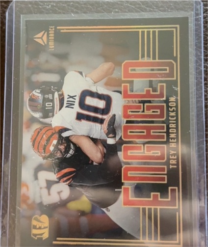 2025 Panini Luminance Engaged #1 Trey Hendrickson — front