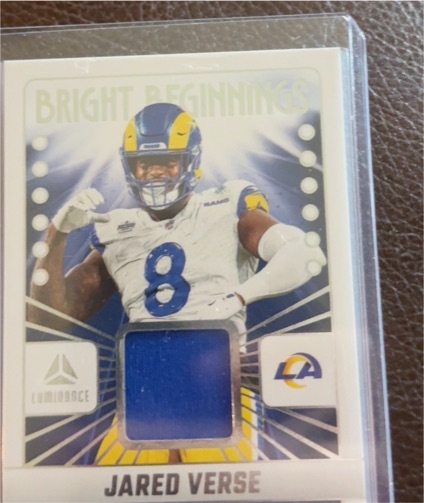 2025 Panini Luminance Bright Beginnings #BB-JVE Jared Verse — front