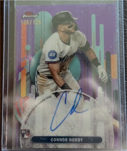 2025 Topps Finest #FA-CN Connor Norby — front