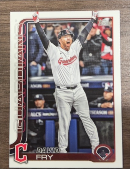 2025 Topps Series 2 #401 David Fry — front