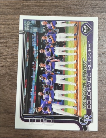 2025 Topps Series 2 #486 Colorado Rockies Team Card — front