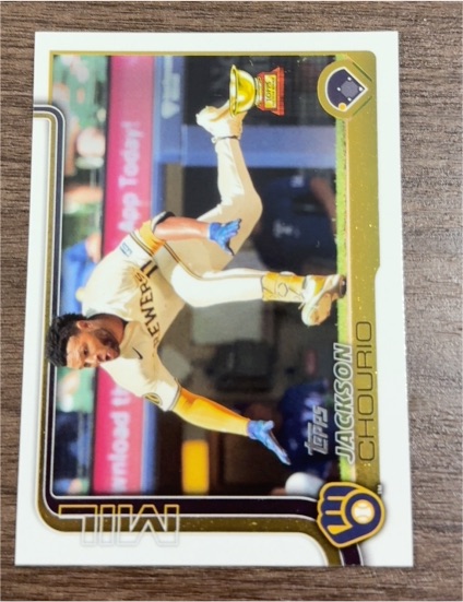 2025 Topps Series 2 #376 Jackson Chourio — front
