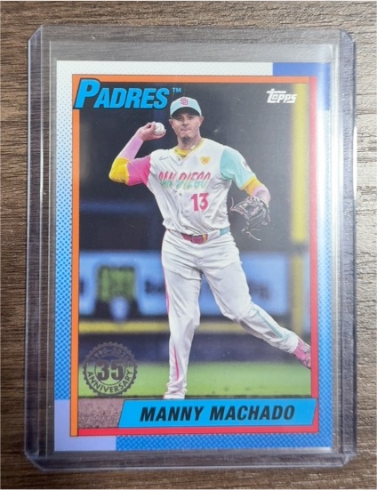 2025 Topps Series 1 - 1990 Topps Baseball #T90-78 Manny Machado — front