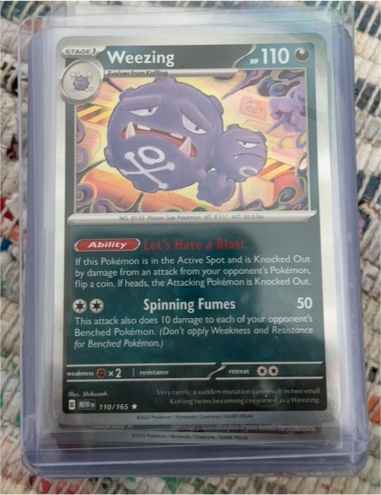 2023 Pokémon Scarlet & Violet 151 #110 Weezing — front