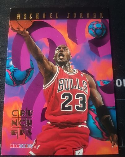1995-96 NBA Hoops #Crunchers #1 Michael Jordan — front
