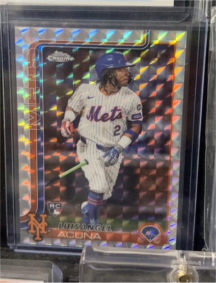 2025 Topps Chrome #56 Luisangel Acuna — front