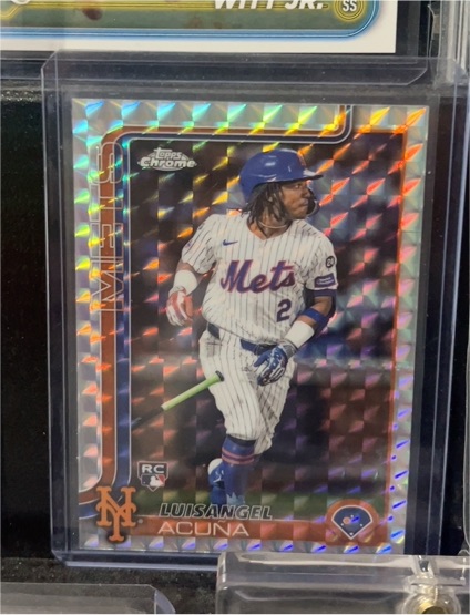 2025 Topps Chrome #56 Luisangel Acuna — front