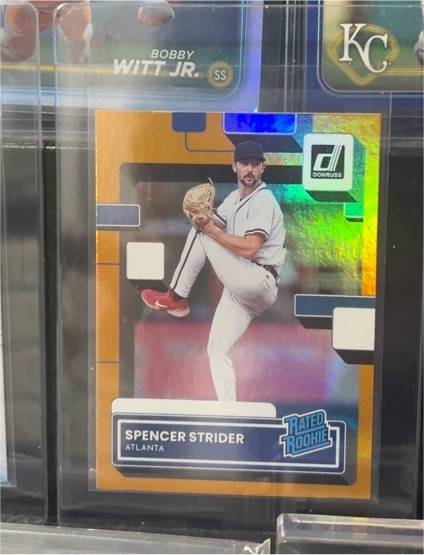 2022 Donruss #76 Spencer Strider Rated Rookie — front