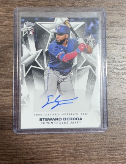 2025 Topps Series 2 Baseball Stars Autographs #BSA-SBE Steward Berroa — front