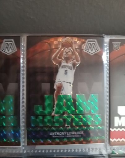 2023-24 Panini Mosaic #17 Anthony Edwards Jam Masters — front