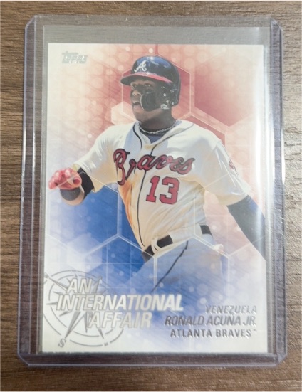 2018 Topps Update An International Affair #IA-47 Ronald Acuña Jr. — front