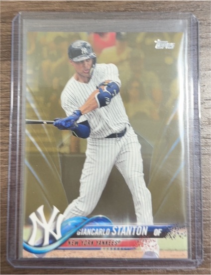 2018 Topps Chrome Update #HMT38 Giancarlo Stanton — front