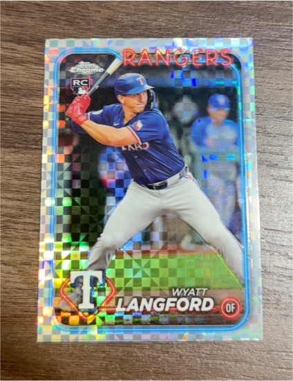 2024 Topps Chrome Update #USC35 Wyatt Langford — front