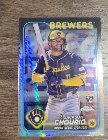 2024 Topps Chrome Update #USC30 Jackson Chourio — front