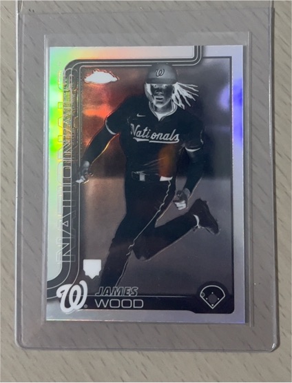 2025 Topps Chrome #132 James Wood — front