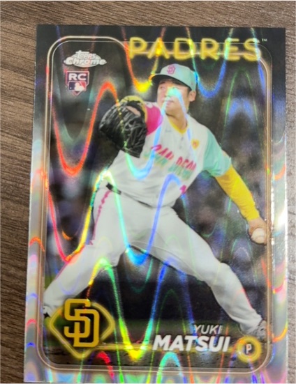 2024 Topps Chrome Update #USC187 Yuki Matsui — front