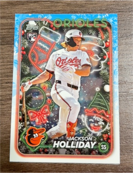 2024 Topps Holiday #H50 Jackson Holliday — front