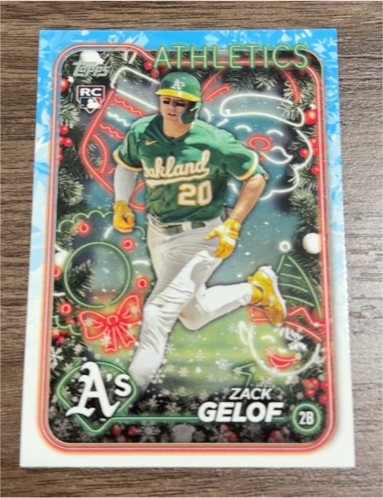 2024 Topps Holiday #H72 Zack Gelof — front