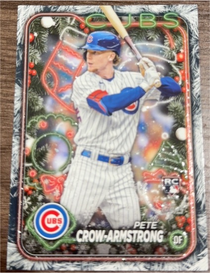2024 Topps Holiday #H136 Pete Crow-Armstrong — front