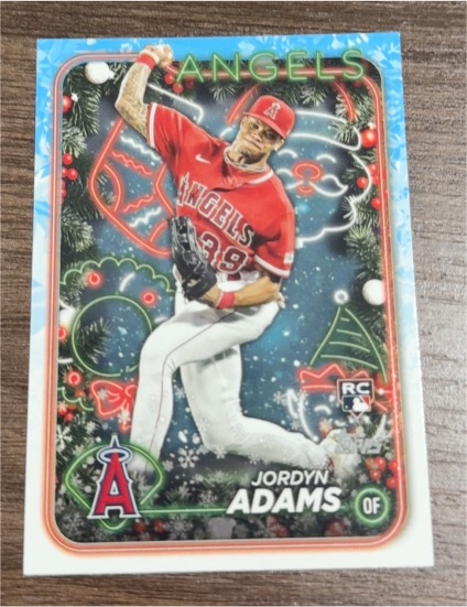 2024 Topps Holiday #H31 Jordyn Adams — front