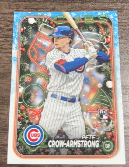 2024 Topps Holiday #H136 Pete Crow-Armstrong — front
