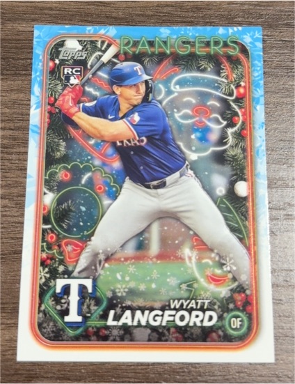 2024 Topps Holiday #H113 Wyatt Langford — front