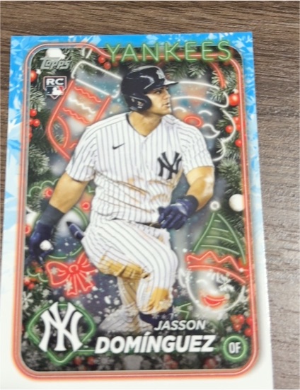 2024 Topps Holiday #H75 Jasson Dominguez — front